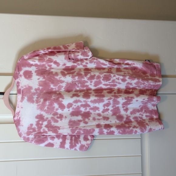 🔥Star Wars / Element Brand Yoda Pink and White Tie Dye T-shirt NWT - Picture 5 of 5